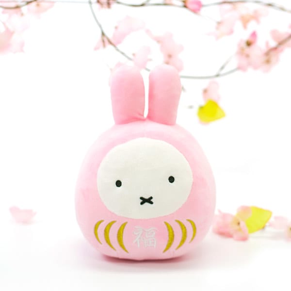 ミッフィー 福だるまぬいぐるみ（さくら色）
