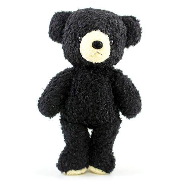 【日本製】クマのフカフカ(M)ブラック＋ドキドキHAPPYBOX電報