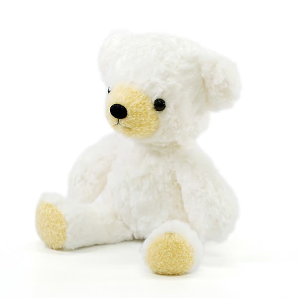 【日本製】クマのフカフカ(M)チンチラ ホワイト