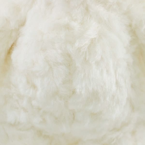 【日本製】クマのフカフカ(M)チンチラ ホワイト