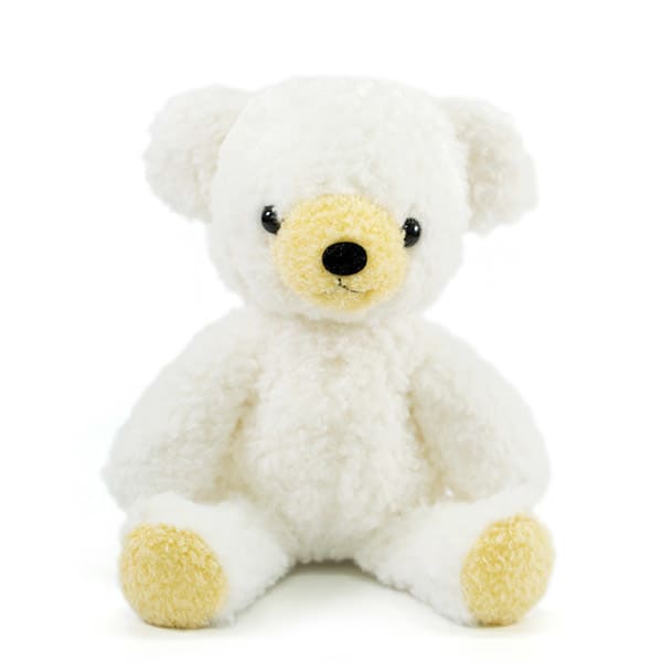 【日本製】クマのフカフカ(M)ユニコーン ホワイト＋ドキドキHAPPYBOX電報