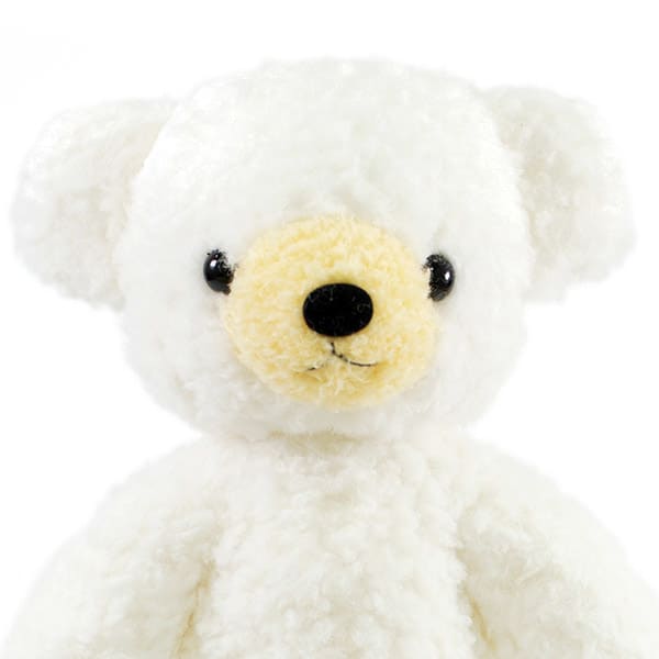 【日本製】クマのフカフカ(M)ユニコーン ホワイト＋ドキドキHAPPYBOX電報