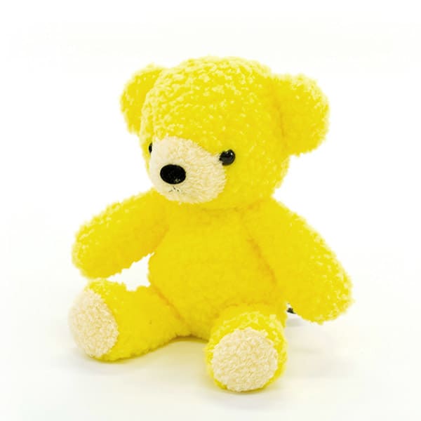 【日本製】クマのフカフカ(M)たんぽぽ＋ドキドキHAPPYBOX電報