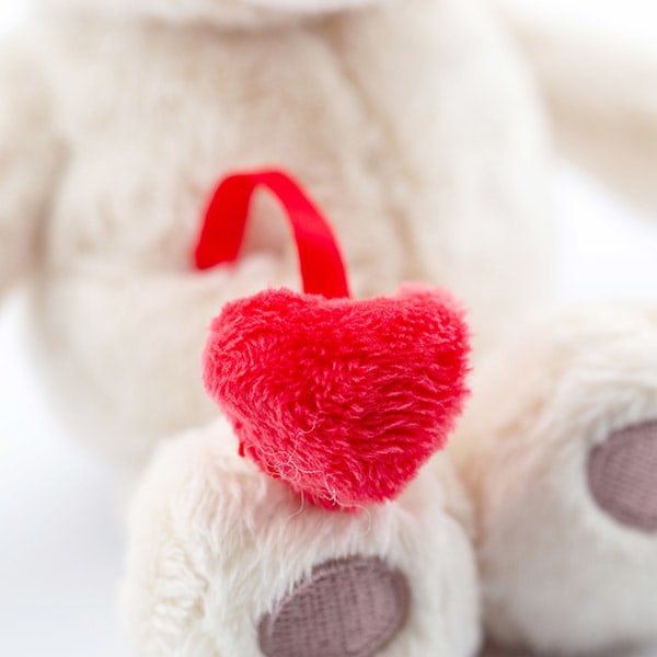 NICI（ニキ）ラブベア クラシックぬいぐるみ ララ（15cm）＋ドキドキHAPPYBOX電報