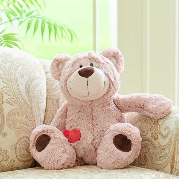 NICI（ニキ）ラブベア クラシックぬいぐるみ ポポ （50cm）＋ドキドキHAPPYBOX電報