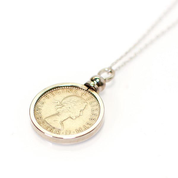 〈PORTADA〉シックスペンスコイン ネックレス