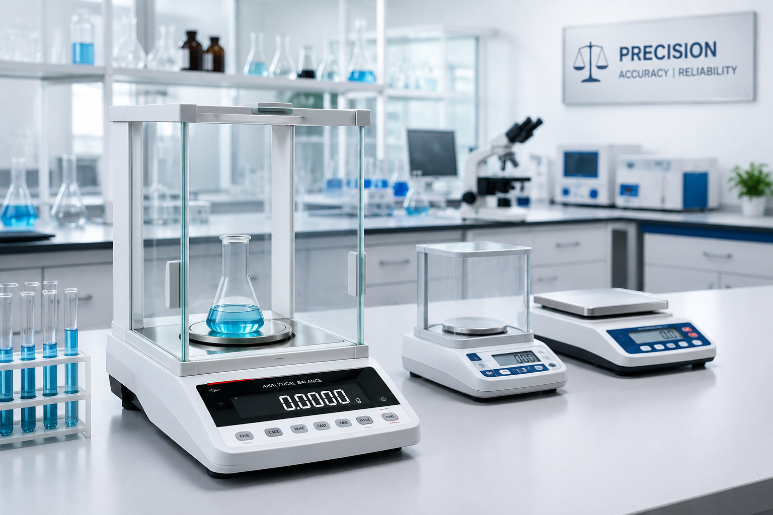 Precision laboratory balances and weighing instruments from Bangalore Lab Balances
