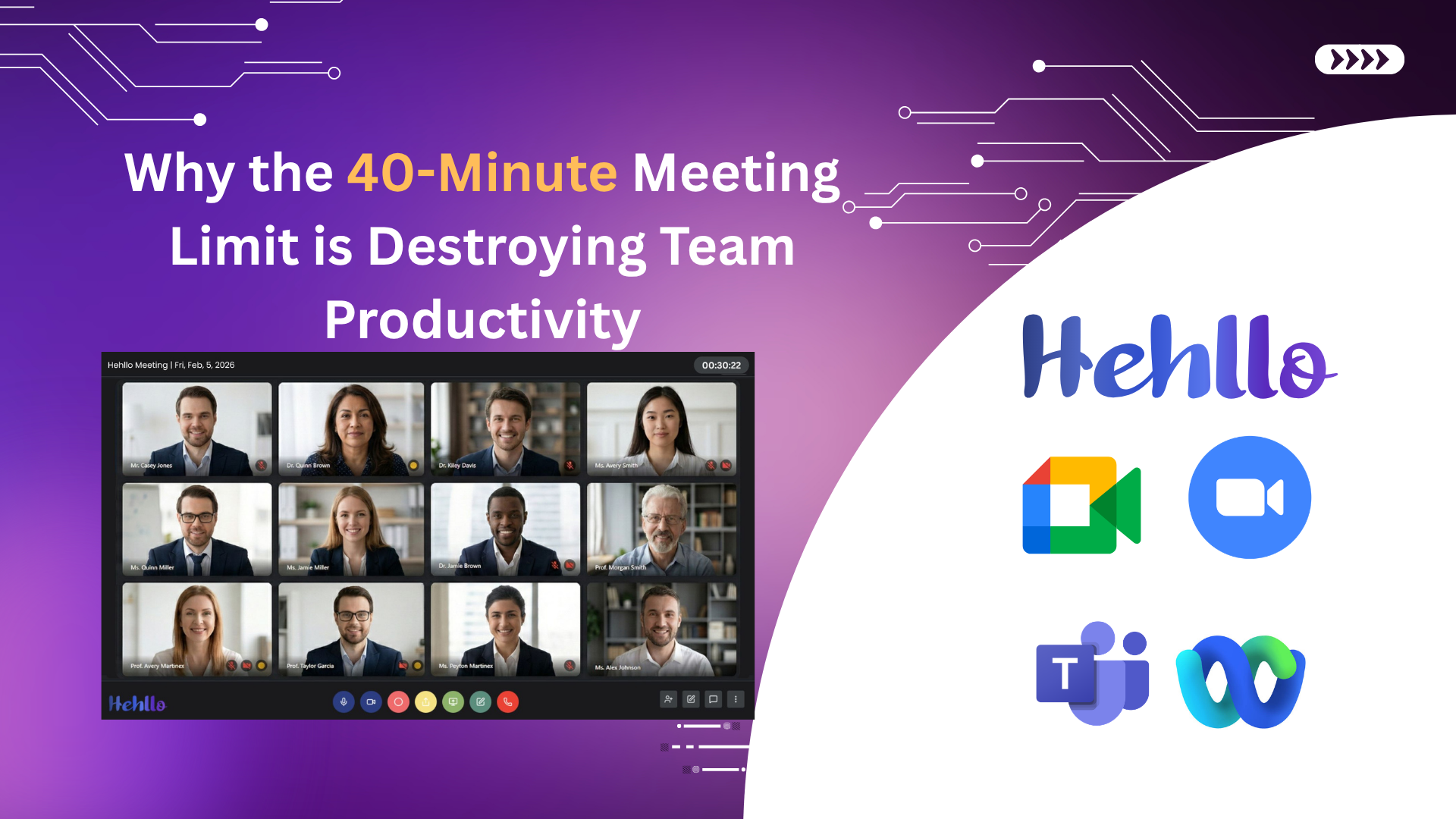 Why the 40-Minute Meeting Limit is Destroying Team Productivity (And How to Fix It)