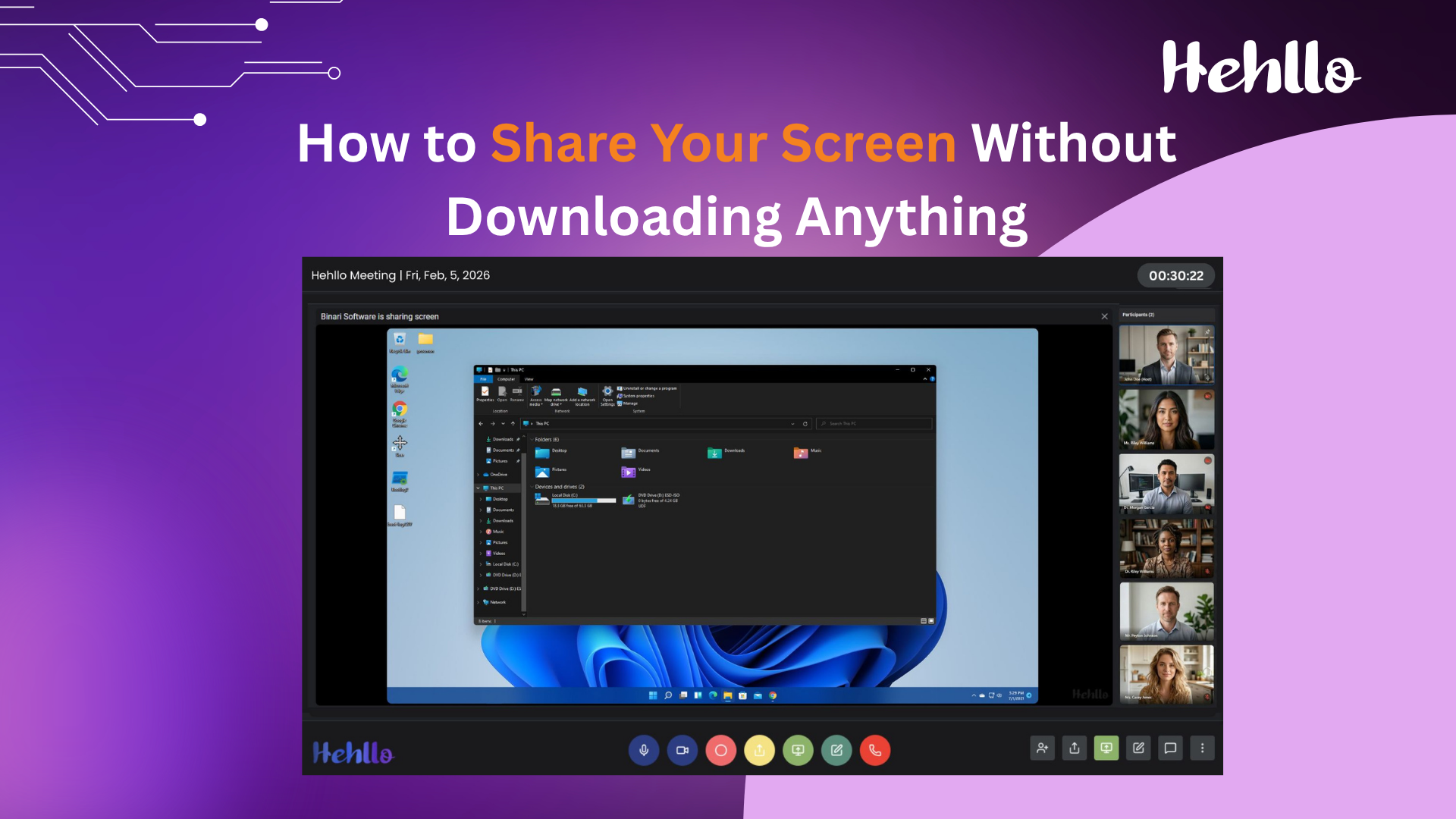 How to Share Your Screen Without Downloading Anything