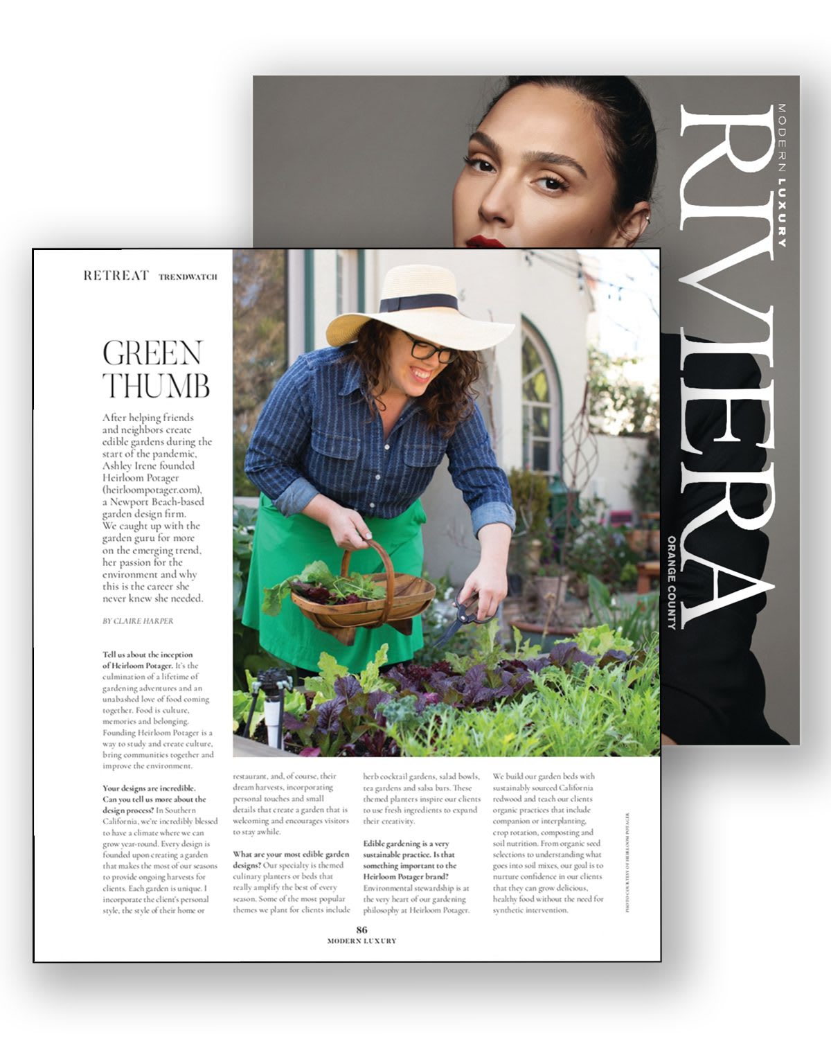 HP_RIVIERA_feature Heirloom Potager featured in May 2021 Riviera Magazine