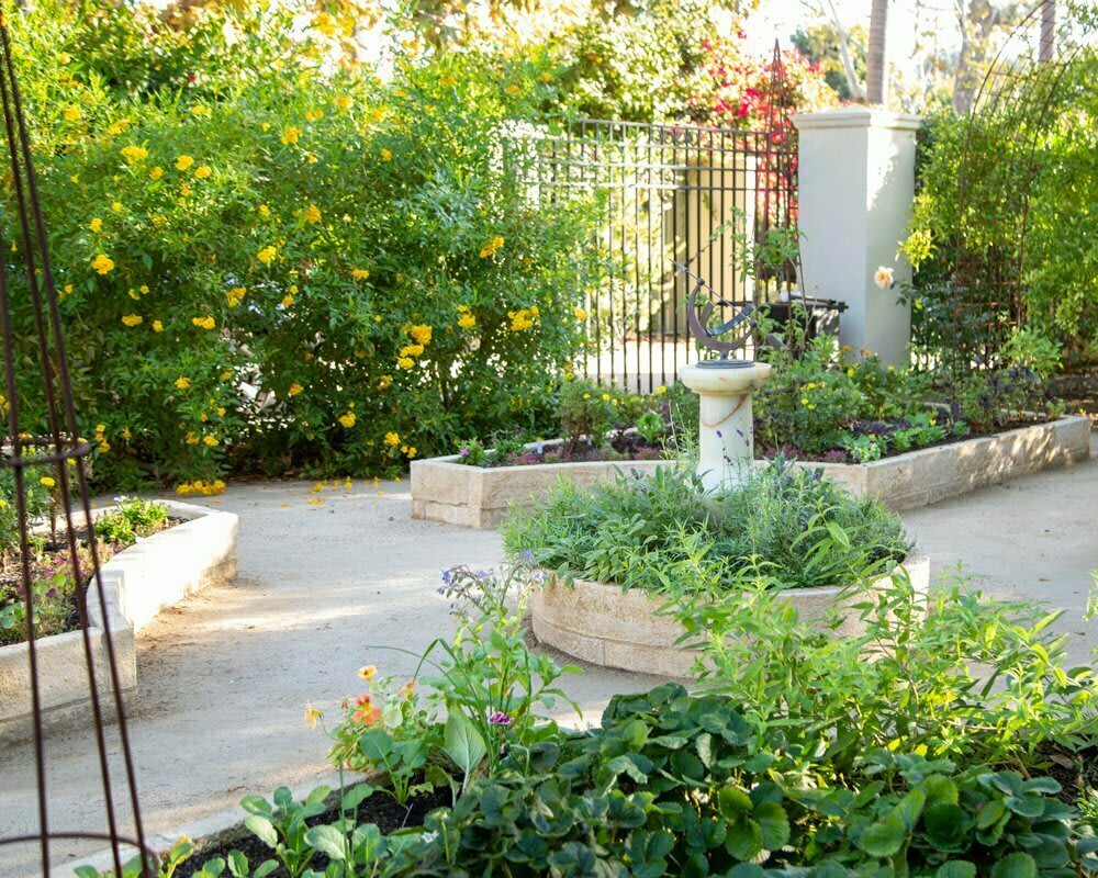 HP_chiarini_stone_garden6_web Classic Potager Garden on historic estate | Santa Ana Edible Landscape