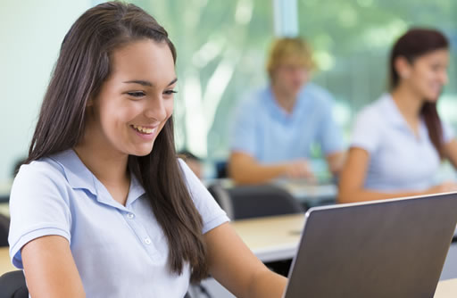 Student using Ignitia