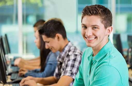 Student learning online