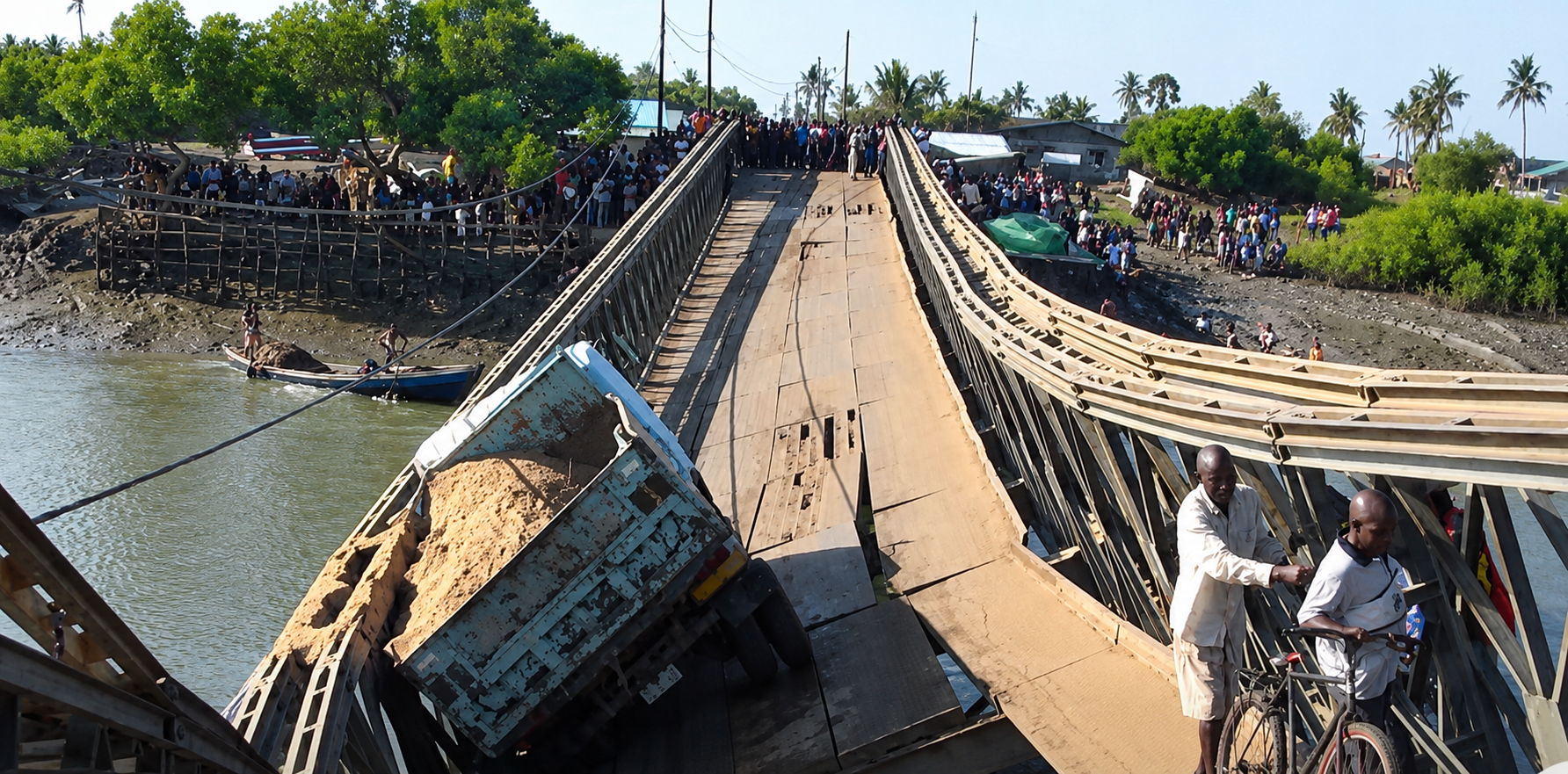 ANE Zambézia estuda reposição da ponte sobre o rio Muarua em Quelimane