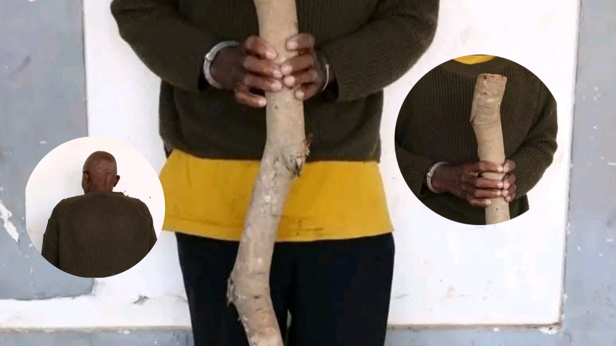 Idoso de 76 anos detido por matar esposa à paulada em Chibuto