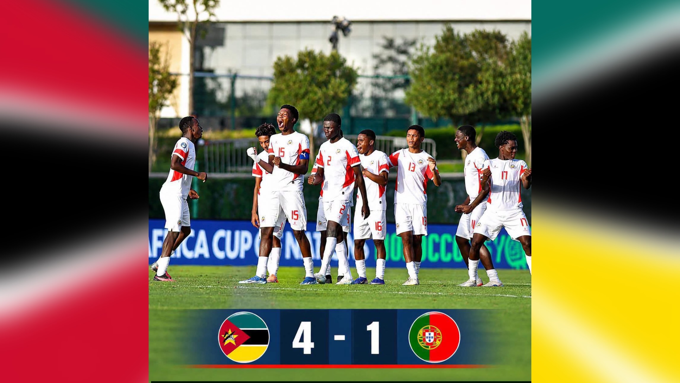 Mambinhas Sub-17 goleiam Portugal e ficam mais perto de revalidar o título em Cascais