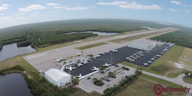 Marco Island  by helicopter