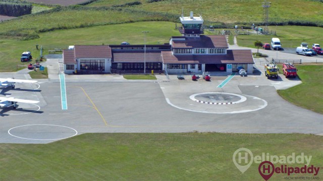 Scilly Isles (St. Mary's) by helicopter