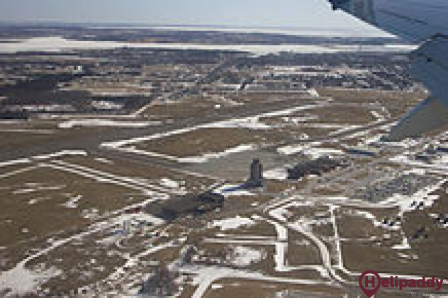 Charlottetown Airport by helicopter