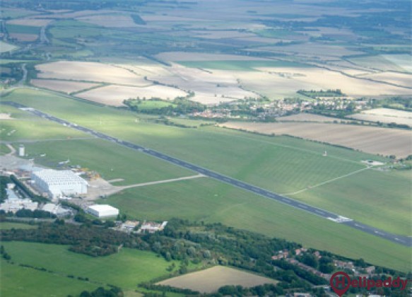 Earls Colne by helicopter