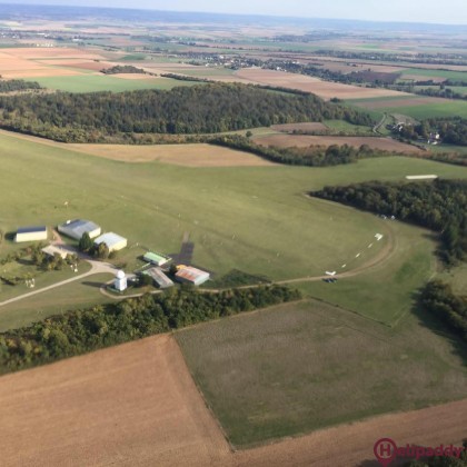 Aerodrome de Falaise by helicopter