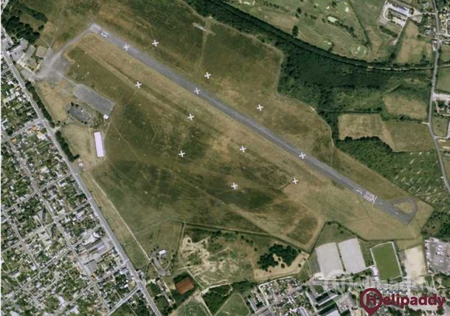 Angers Marce Airport by helicopter