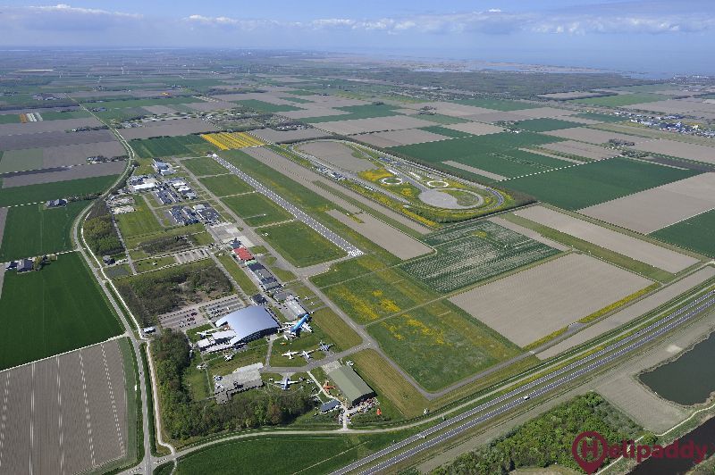 Lelystad Airport by helicopter