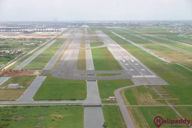 Bangkok Suvarnabhumi by helicopter