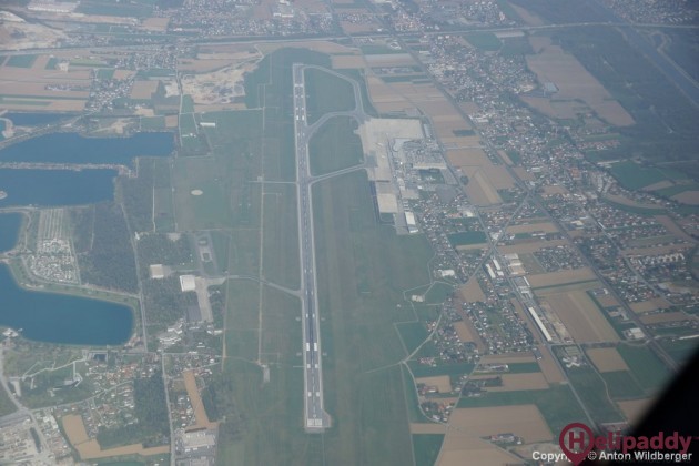 Graz Airport by helicopter