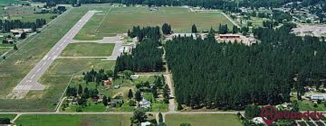 Grand Forks Airport by helicopter