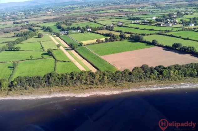 Lough Conn Airfield by helicopter