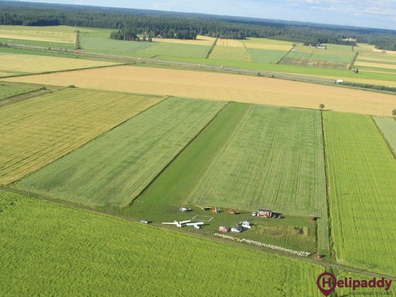 Savikko Airport  by helicopter