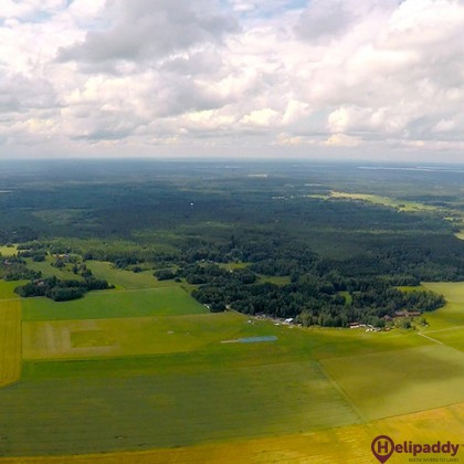 Gryttjom Airport  by helicopter