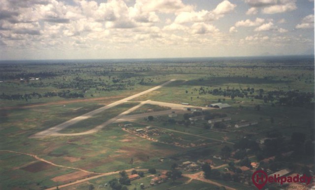 Soroti Airport by helicopter