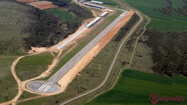 Aerodrome Robledillo by helicopter