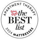 Awarded Best Mattress By Apartment Therapy