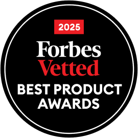 Named In The 2025 Best Product Awards by Forbes Vetted