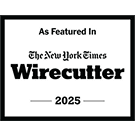 As featured in New York Times Wirecutter