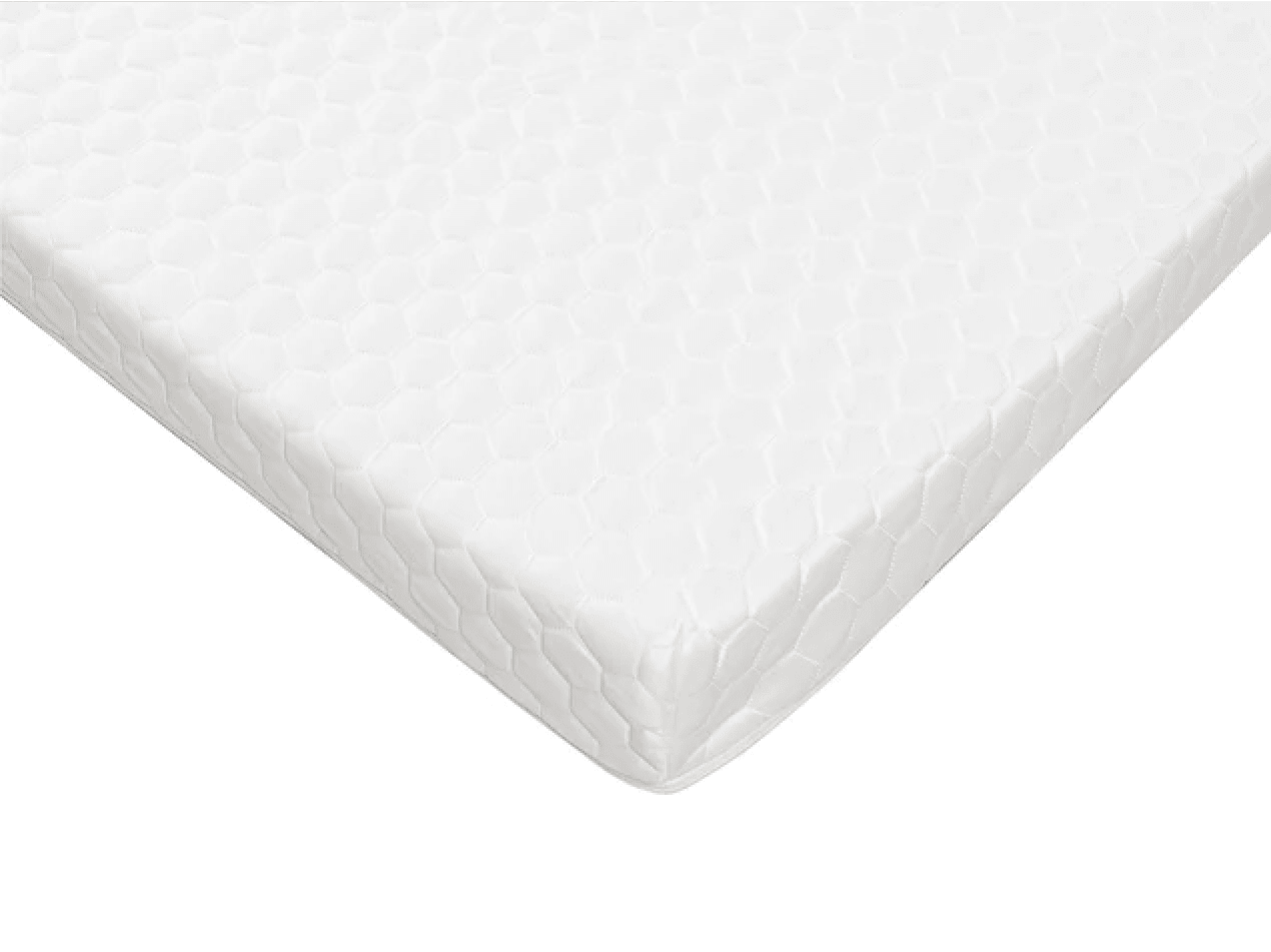 4 lb memory foam topper with Glaciotex™ cooling cover