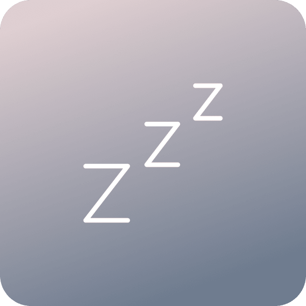 An icon indicating the Adjustable Base is great for snoring and sleep apnea