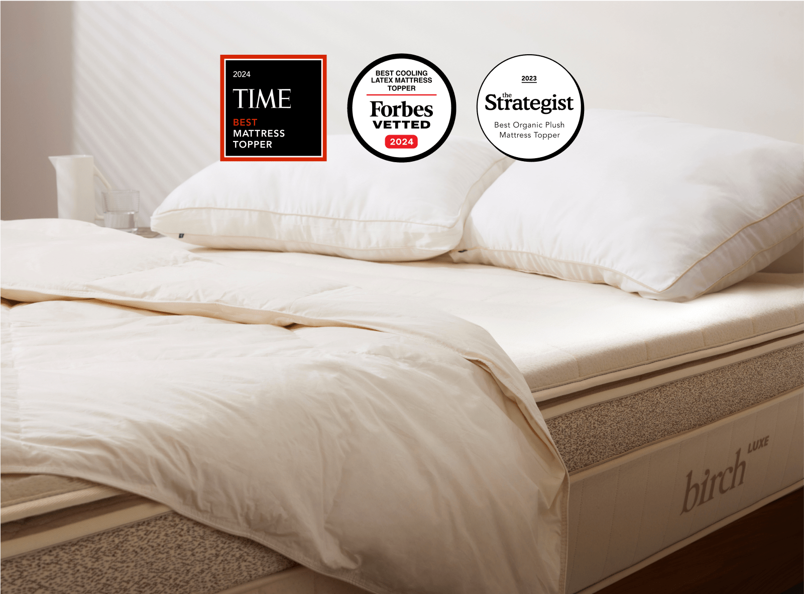 Organic pillow top mattress topper 2025