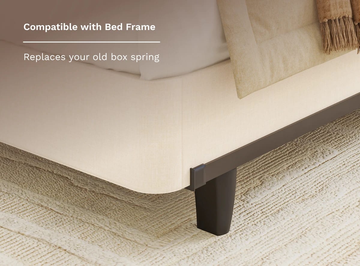 A closeup image of the Foundation calling out its premium materials and high quality craftsmanship