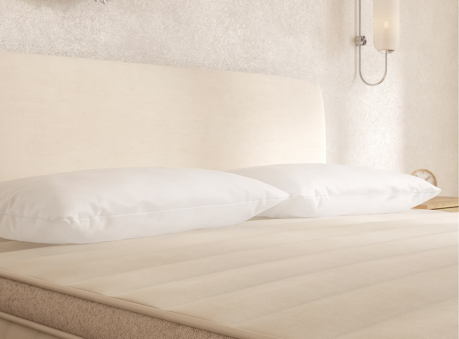 Birch Eco-Rest Pillows are plush and supportive, with an organic cotton cover and a recycled material fill.