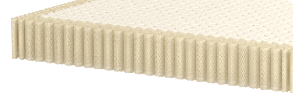 Made with steel zoned support coils