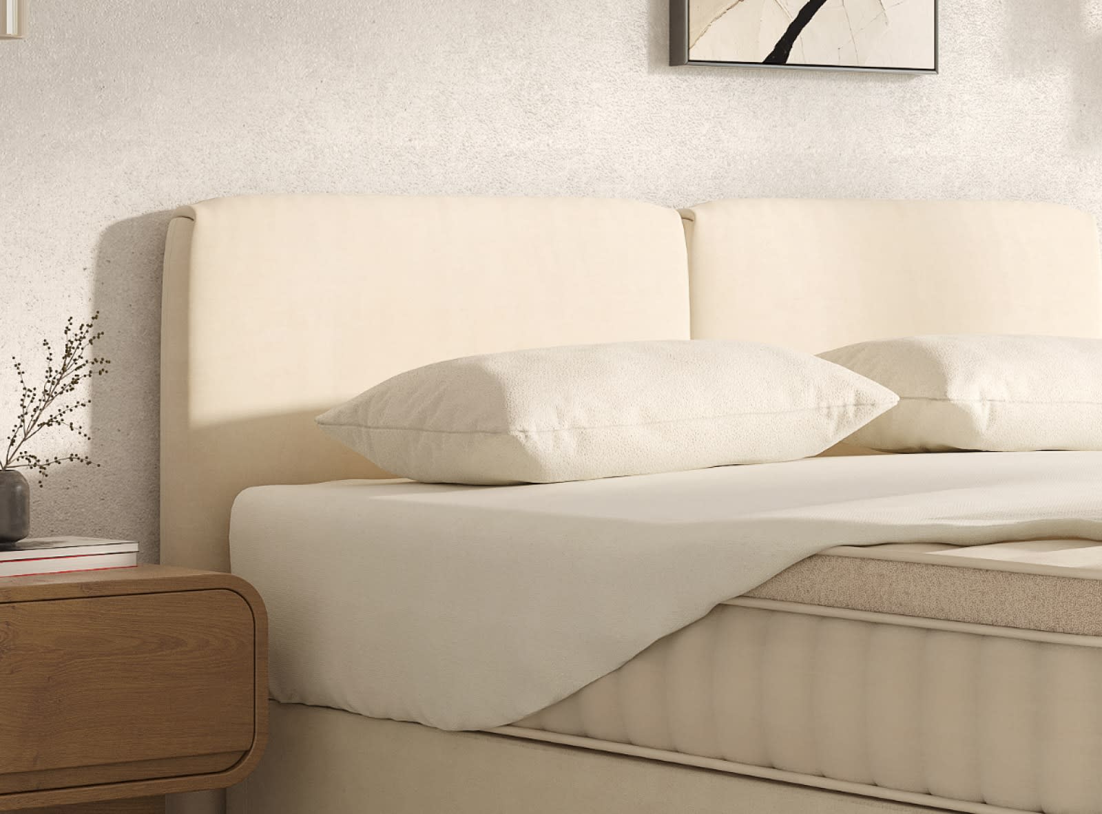 Pair the Organic Pillow with a Birch Natural Mattress for a great night's sleep