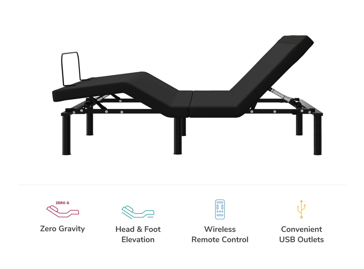 Shop the Helix Adjustable Base Zero Gravity plus Head & Foot Up