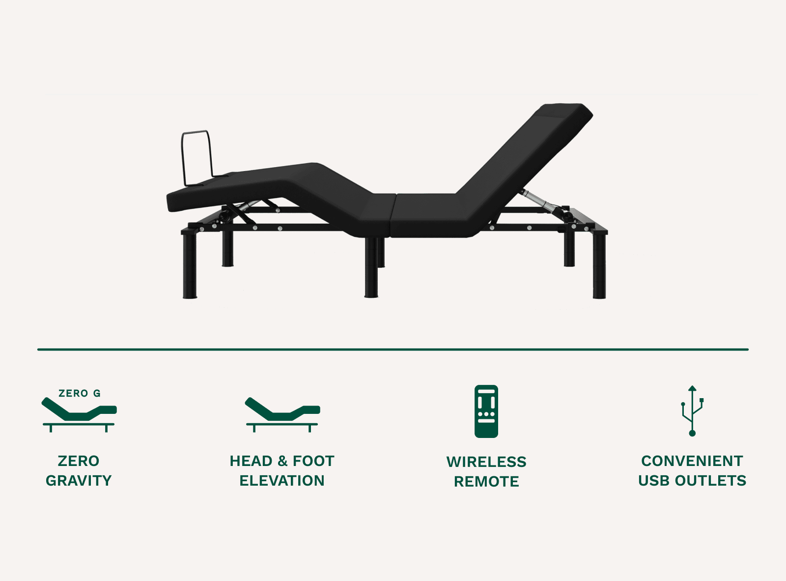 Take control of your comfort with head and foot elevation