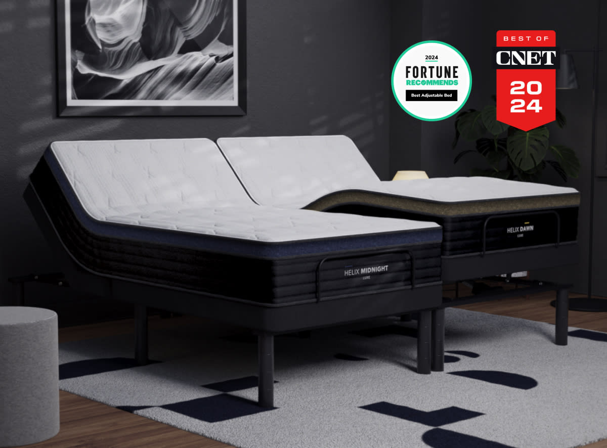 Shop the Helix Adjustable Base Zero Gravity plus Head Foot Up Helix Sleep