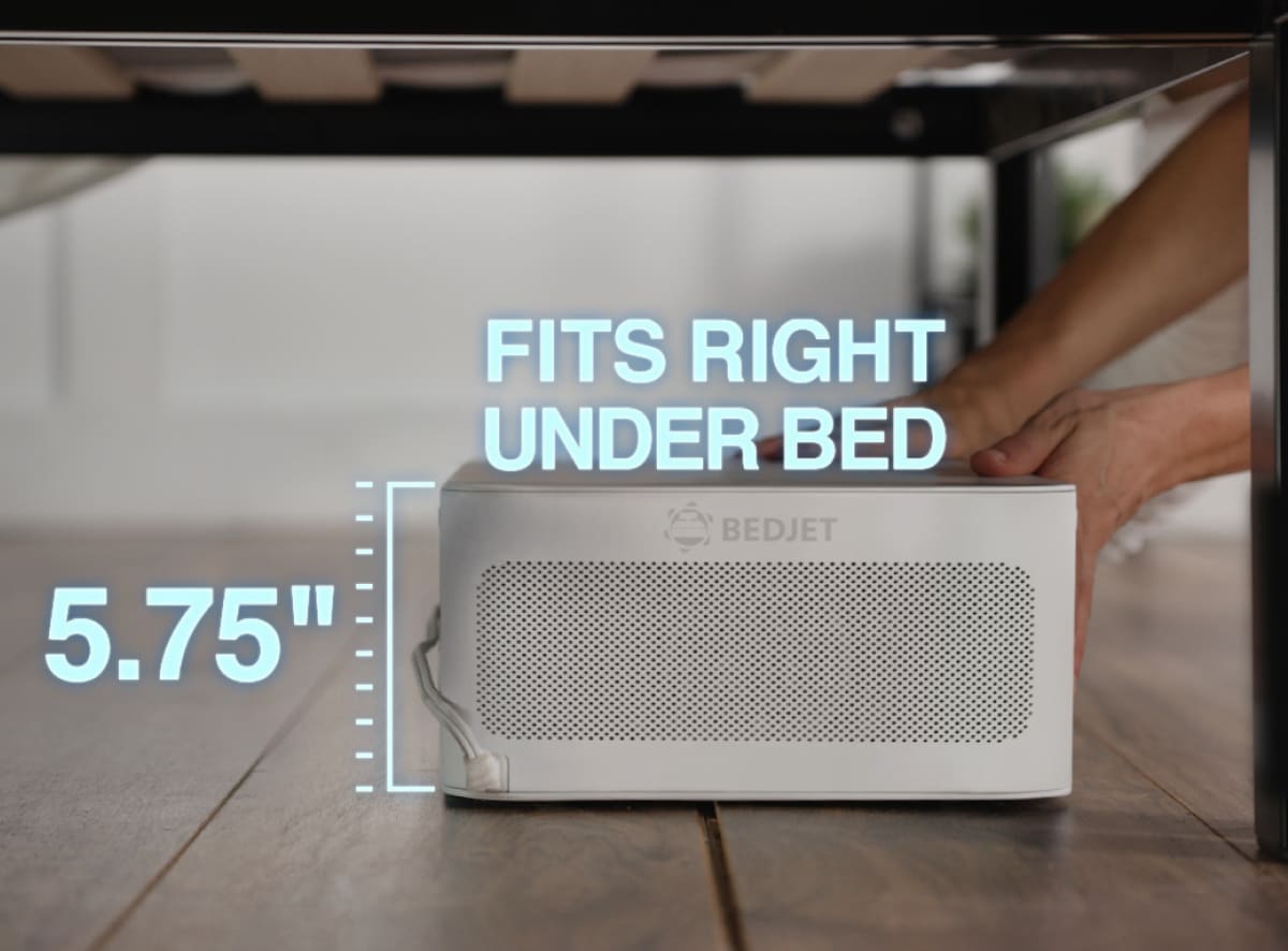 Shop the Bed Jet for your coolest night's sleep