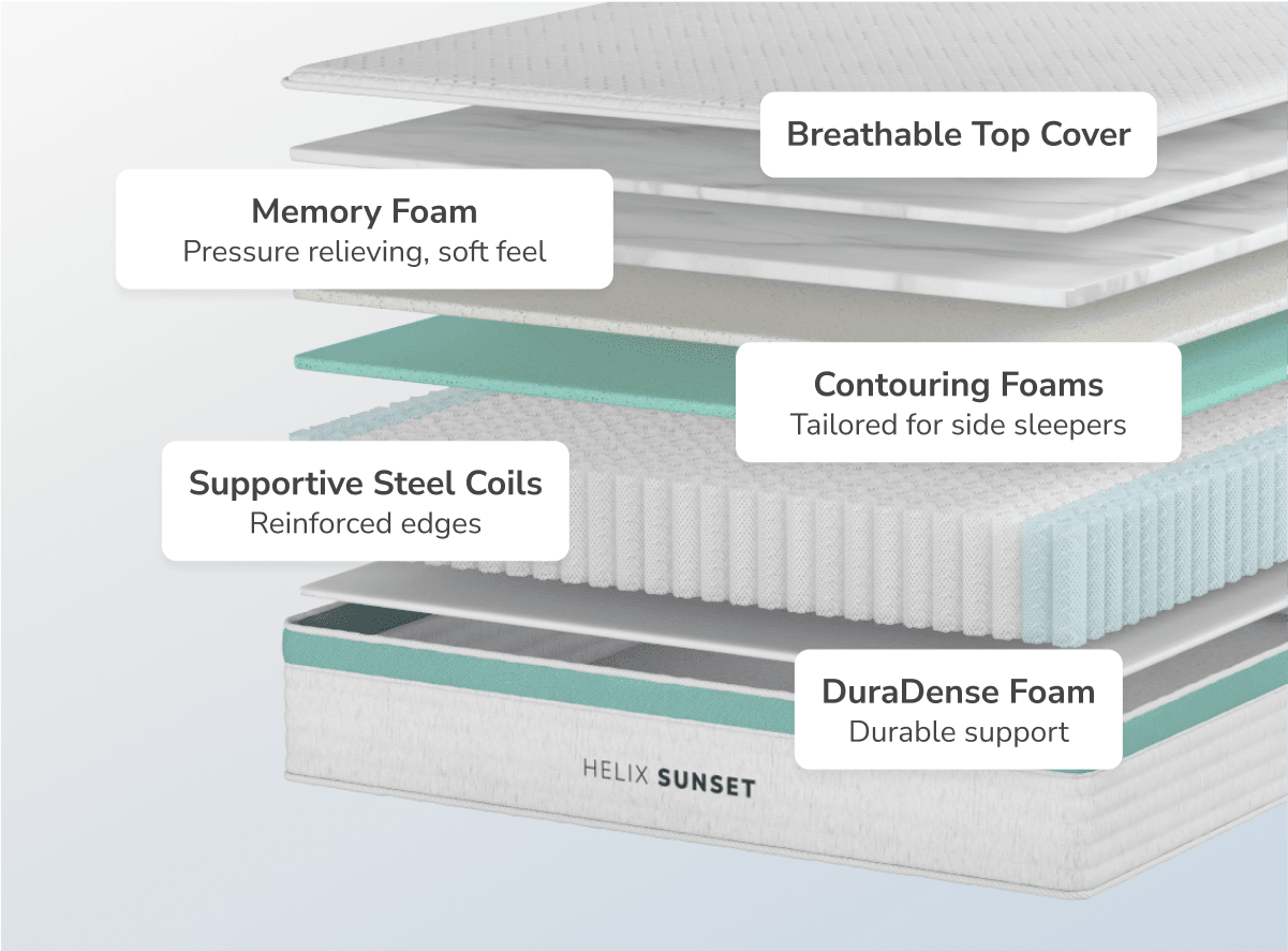 Shop the Helix Sunset Mattress
